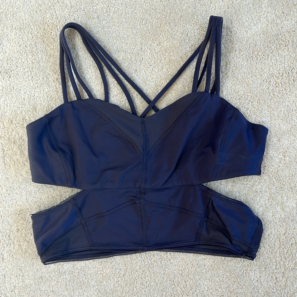lululemon athletica Navy Strappy Sports Bra
